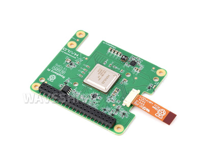 Official Raspberry Pi AI HAT+, Build-in Hailo-8 AI Accelerator To Quickly Build A Wide Range Of AI-powered Applications, Options for 13 TOPS / 26 TOPS