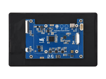 7inch DSI Capacitive Touch Display, 1280 × 800, IPS, Optical Bonding Toughened Glass Panel, DSI Interface, 10-Point Touch