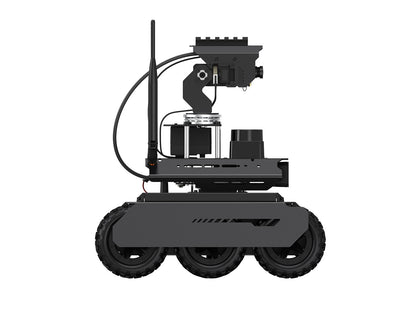 UGV Rover ROS 2 Open-source 6 Wheels 4WD AI Robot For Jetson Orin Series Board, Dual controllers, 360° Flexible Omnidirectional Pan-Tilt, Optional For Jetson Orin Nano 4GB Kit