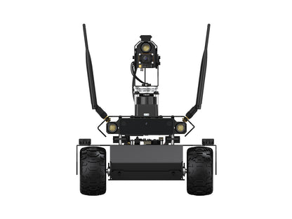 UGV Rover ROS 2 Open-source 6 Wheels 4WD AI Robot For Jetson Orin Series Board, Dual controllers, 360° Flexible Omnidirectional Pan-Tilt, Optional For Jetson Orin Nano 4GB Kit