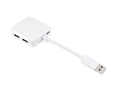 official Raspberry Pi USB 3 Hub, Expands Four Downstream USB 3.0 Type-A Ports, Data Transfer Speeds Up To 5 Gbps