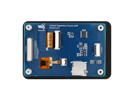 3.5inch Capacitive Touch Display Module, 320×480 Resolution, Embedded with ST7796S Display Driver and FT6336U Capacitive Touch Controller, IPS Display
