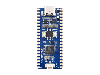 Waveshare RP2350-Plus Development Board, A Low-cost, High-performance Pico-like MCU Board Based On Raspberry Pi RP2350A Dual-core & Dual-architecture Microcontroller