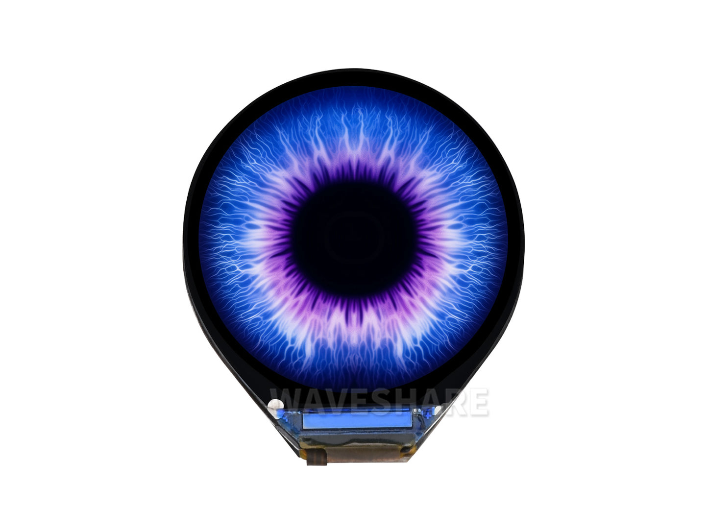 0.71inch Round LCD Display Module, 160×160 Resolution, SPI Interface, 65K colors