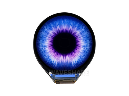 0.71inch Round LCD Display Module, 160×160 Resolution, SPI Interface, 65K colors