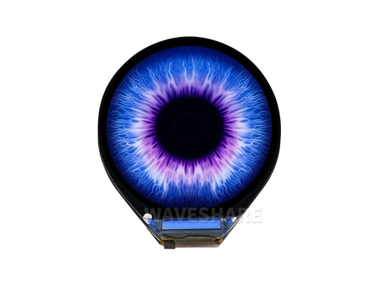 0.71inch Round LCD Display Module, 160×160 Resolution, SPI Interface, 65K colors