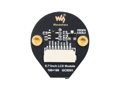 0.71inch Round LCD Display Module, 160×160 Resolution, SPI Interface, 65K colors