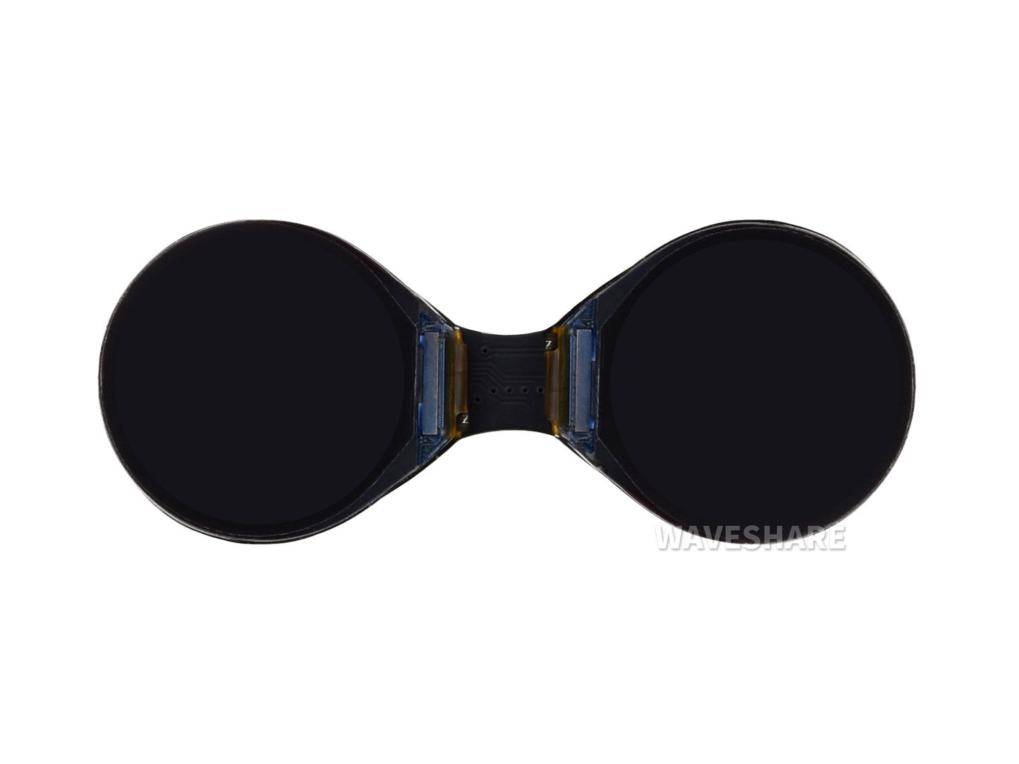 0.71inch Double Eye Round LCD Display Module, 160×160 Resolution, SPI Interface, 65K Colors