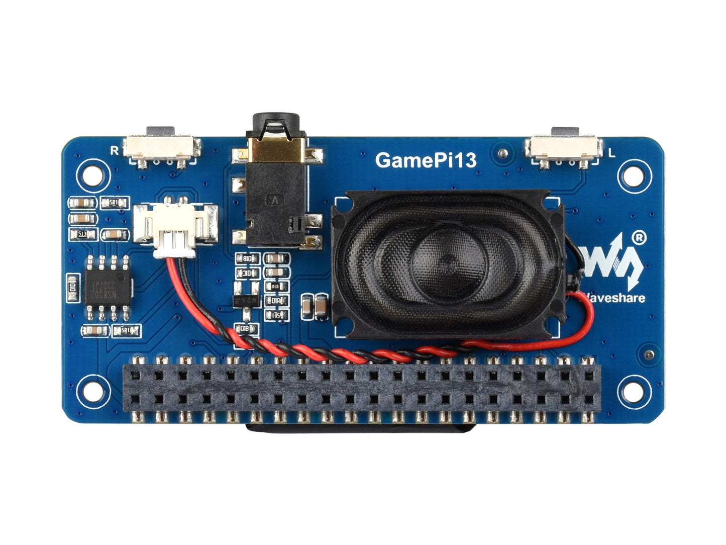 GamePi13 1.3inch LCD Game Console For Raspberry Pi, 240x240 Resolution, Integrated ST7789 Driver Chip, SPI Communication