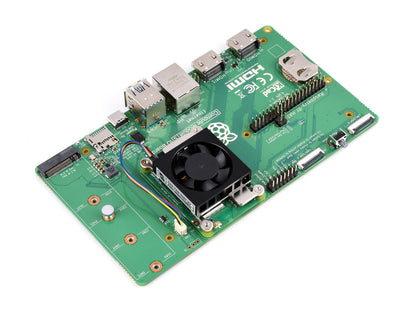 Dedicated 3007 Cooling Fan For Raspberry Pi Compute Module 5, Low Noise, With Thermal Tapes, 5V Power Supply