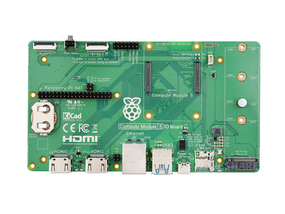 Official Raspberry Pi Compute Module 5 IO Board, A Development Platform And Reference Base-board Designed For CM5, Suitable For All Variants Of Compute Module 5