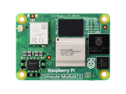 Raspberry Pi Compute Module 5, Delivers The Power Of Raspberry Pi 5 In A Compact Form Factor, Options For RAM / eMMC/ Wireless