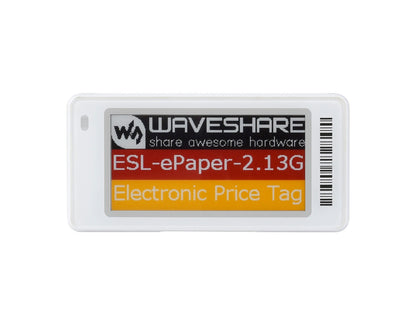 2.13inch / 2.66inch / 2.9inch / 3.5inch Dot Matrix e-Paper display, Electronic Shelf Label Series, Red/Yellow/Black/White, Cloud Platform Refreshing Support