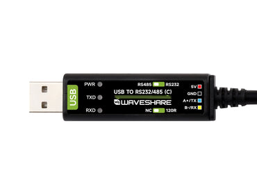 USB To RS232/485 Serial Cable, Original FT232RNL Chip, Onboard Power And Signal Indicators, Multi-OS Compatible & Multi-device Applicable