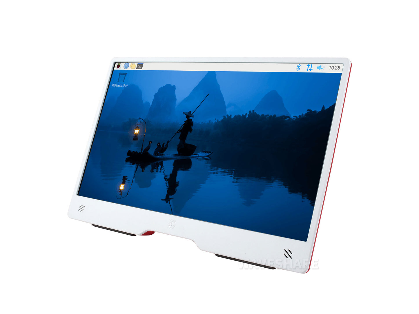 Official Raspberry Pi 15.6inch Monitor, 1920×1080 Resolution, Standard HDMI Port, IPS, VESA Mounting Support, With Angle-adjustable Stand And Speakers