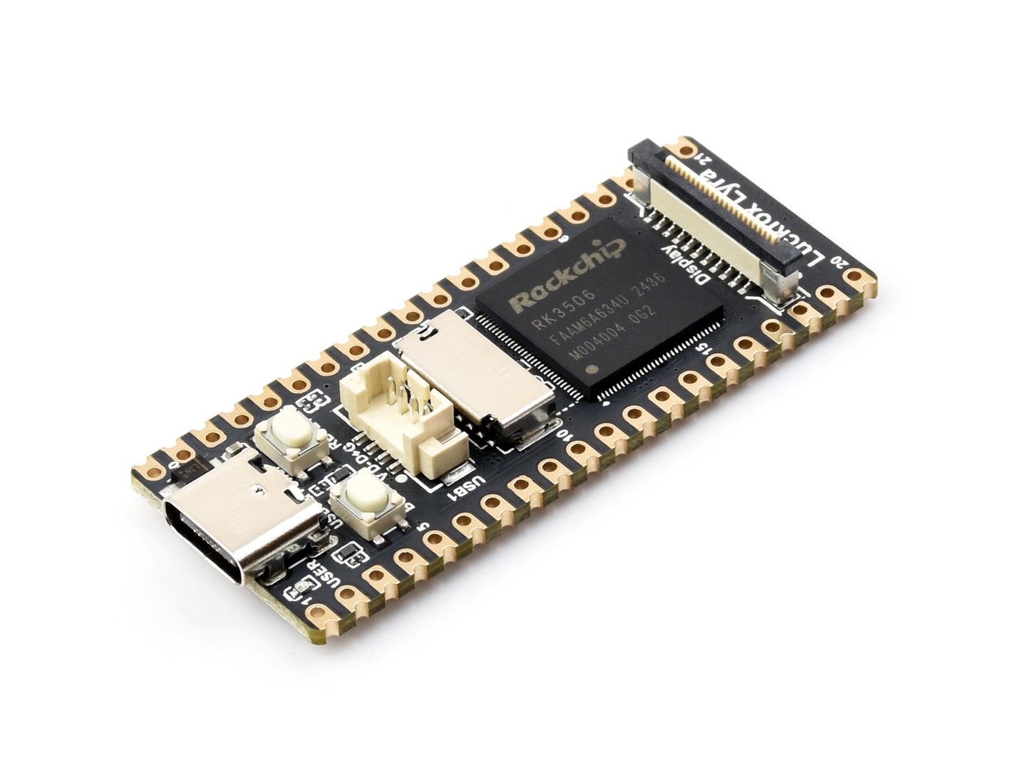 Luckfox Lyra RK3506G2 Linux Micro Development Board, Integrates Triple-core ARM Cortex-A7 and ARM Cortex-M0 Processors