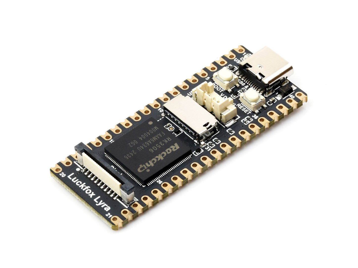 Luckfox Lyra RK3506G2 Linux Micro Development Board, Integrates Triple-core ARM Cortex-A7 and ARM Cortex-M0 Processors