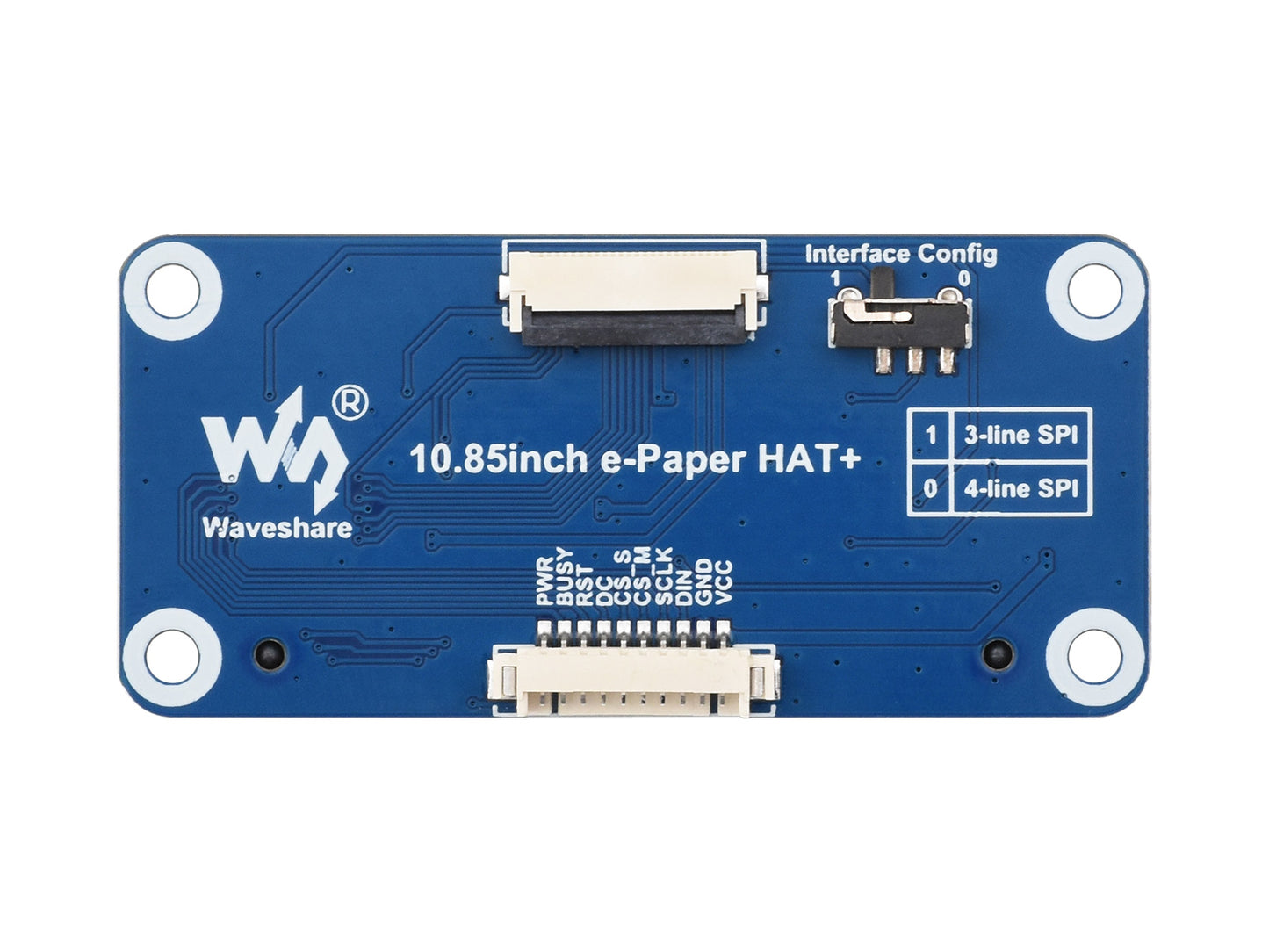 10.85inch e-Paper display, e-ink display, 1360 × 480, Black / White, SPI Interface