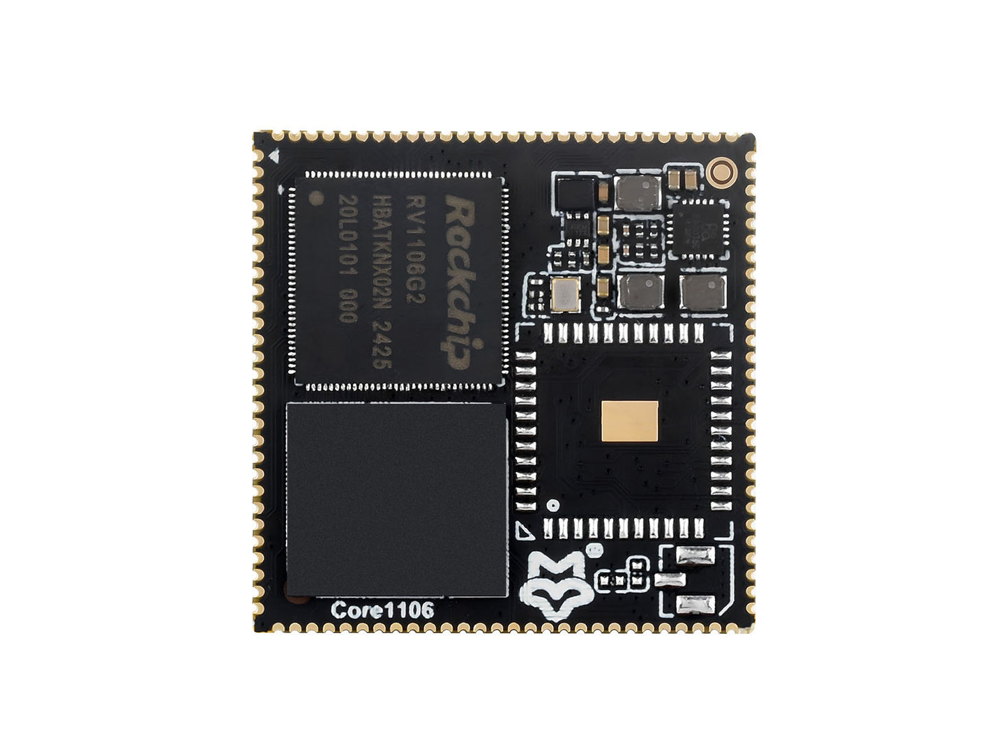 Luckfox Core1106 Core Board Based On Rockchip RV1106 Chip, 8GB eMMC, Integrates ARM Cortex-A7/RISC-V MCU/NPU/ISP Processors