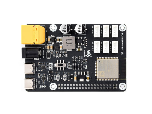 Direct Drive Servo Motor Driver Board (B), Integrates ESP32 and Control Circuit, 2.4G WiFi Support, Suitable for DDSM400 Hub Motor, ESP Now Support