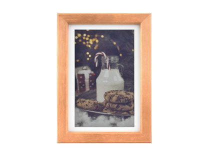 7.3inch E6 Full Color E-Paper With Solid Wood Photo Frame, Ultra-long Standby, 800 × 480 Resolution, Batteries Optional
