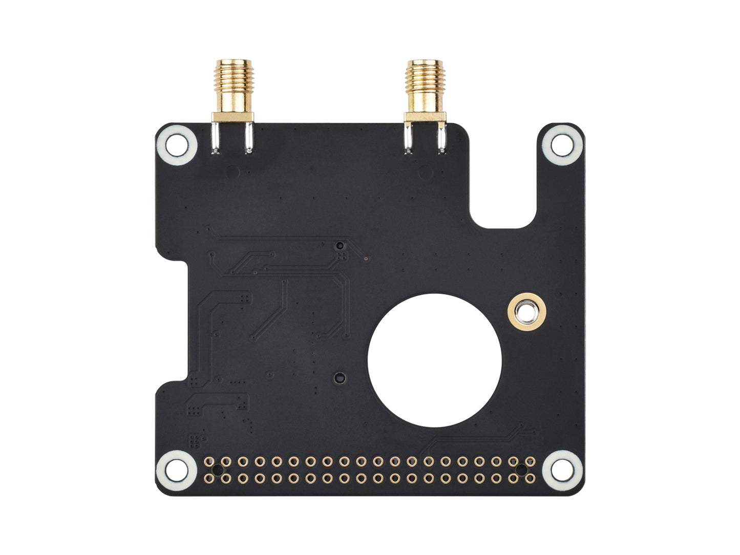 PCIe To M.2 E KEY HAT for Raspberry Pi 5, Compatible With NGFF (M.2 E Key) Wireless NIC, Supports USB Bluetooth Connection, HAT+ Standard, Raspberry Pi 5 PCIe HAT