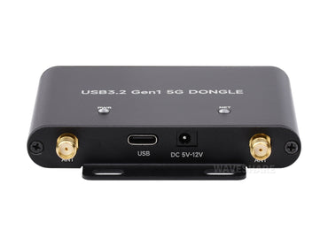 5G DONGLE Expansion Board, USB 3.2 Port, Aluminum Alloy Case, Quad Antennas, Onboard M.2 Key B Interface, Options For 5G Module