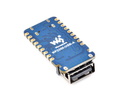 Waveshare RP2350A USB Mini Development Board, Based On Raspberry Pi RP2350A Dual-core & Dual-architecture Microcontroller, 150MHz Operating Frequency