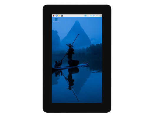 7inch DSI Capacitive Touch Display, 720×1280 Pixels, IPS Panel, Optical Bonding Toughened Glass Panel, 10-Point Touch, Anti-Fingerprint Process, With Case(Optional)