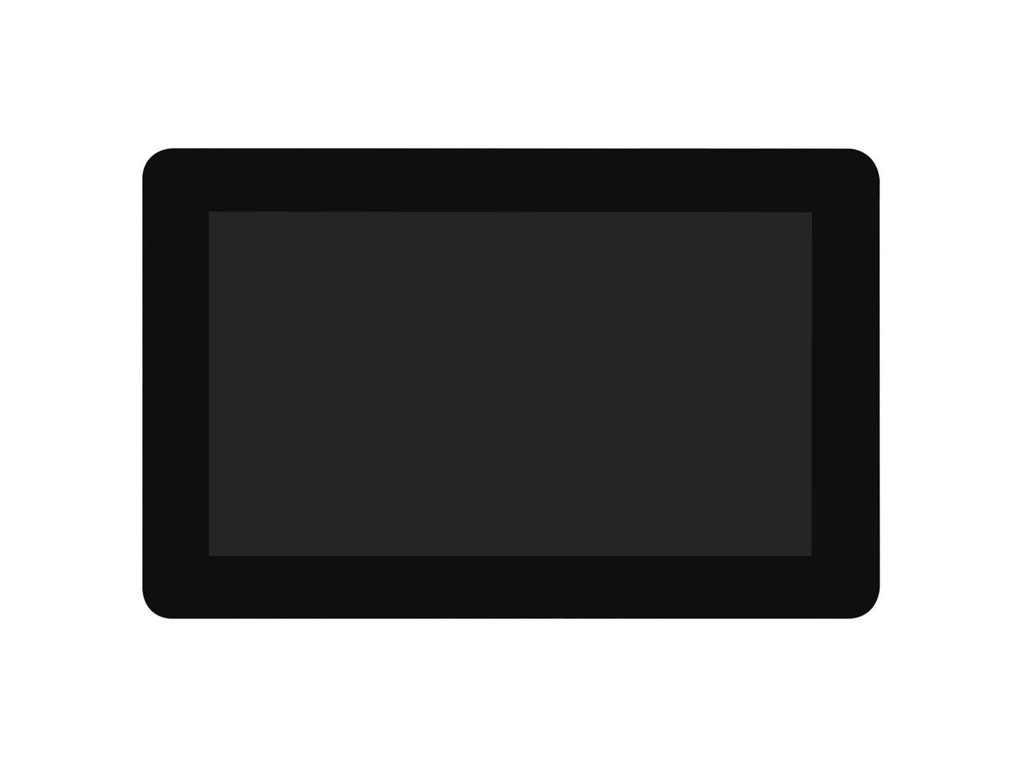 7inch DSI Capacitive Touch Display, 1280×720 Pixels, IPS Panel, Optical Bonding Toughened Glass Panel, 10-Point Touch, Anti-Fingerprint Process, With Case(Optional)