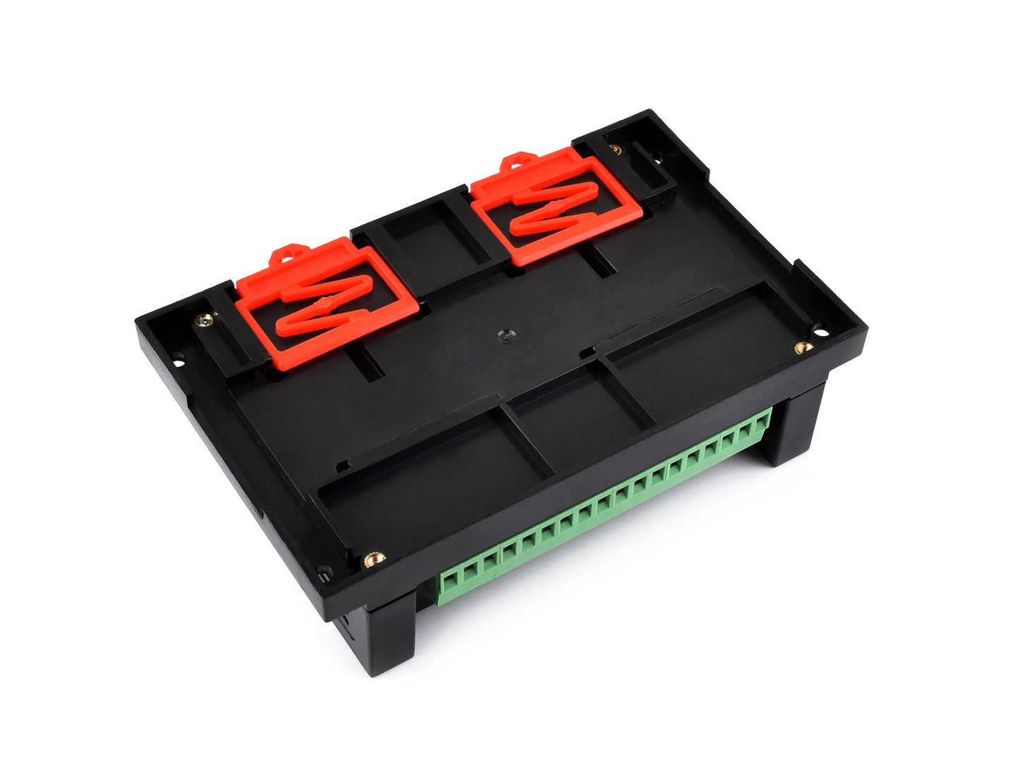 Modbus RTU 8-ch Latching Relay Module (C) with RS485 Interface, Multi Isolation Protection Circuits, Rail-mounted Case