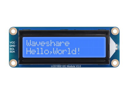 LCD1602 I2C Module, Options For Three Colors, 32 Characters LCD, 3.3V/5V, Backlight Adjustable