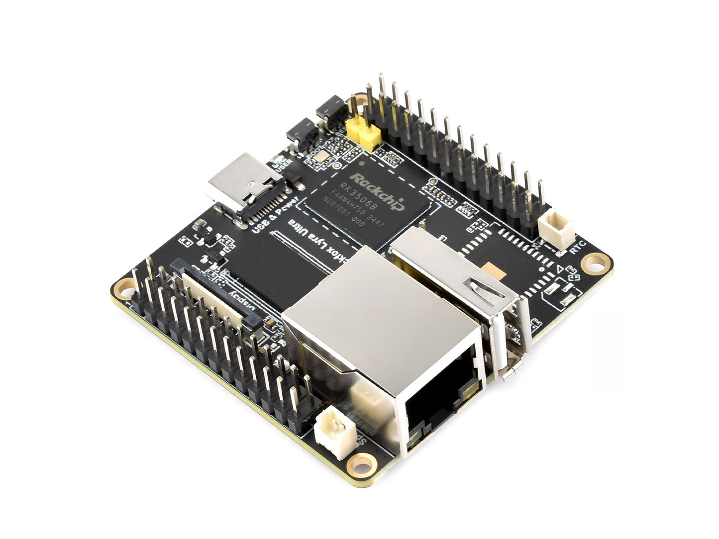 Luckfox Lyra Ultra RK3506B Linux Micro Development Board, Onboard 8GB eMMC, Integrates Triple-core ARM Cortex-A7 and ARM Cortex-M0 Processors