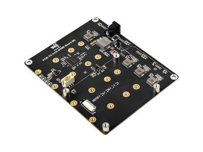 PCIe To 4-Ch M.2 Adapter Board for Raspberry Pi 5, Supports 4-ch NVMe Solid State Drives, Supports Powering The Raspberry Pi 5, Raspberry Pi 5 NVMe
