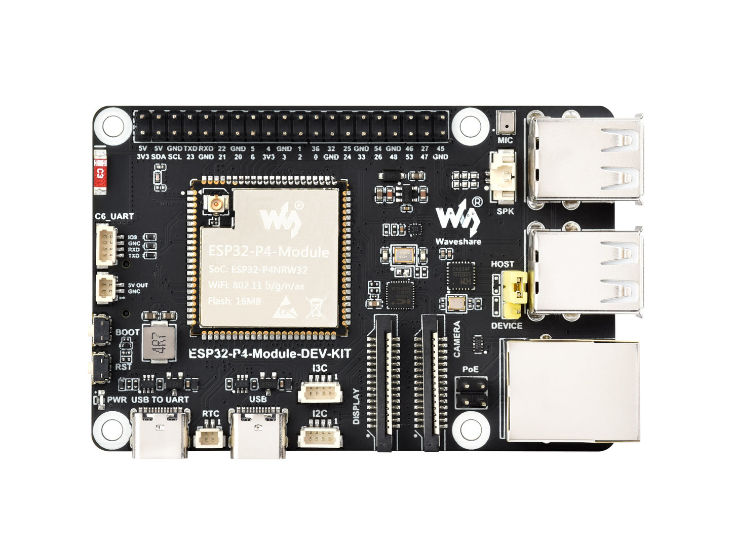 ESP32-P4-Module High-performance Development Board, Based On ESP32-P4 And ESP32-C6, Supports Wi-Fi 6 And Bluetooth 5/BLE