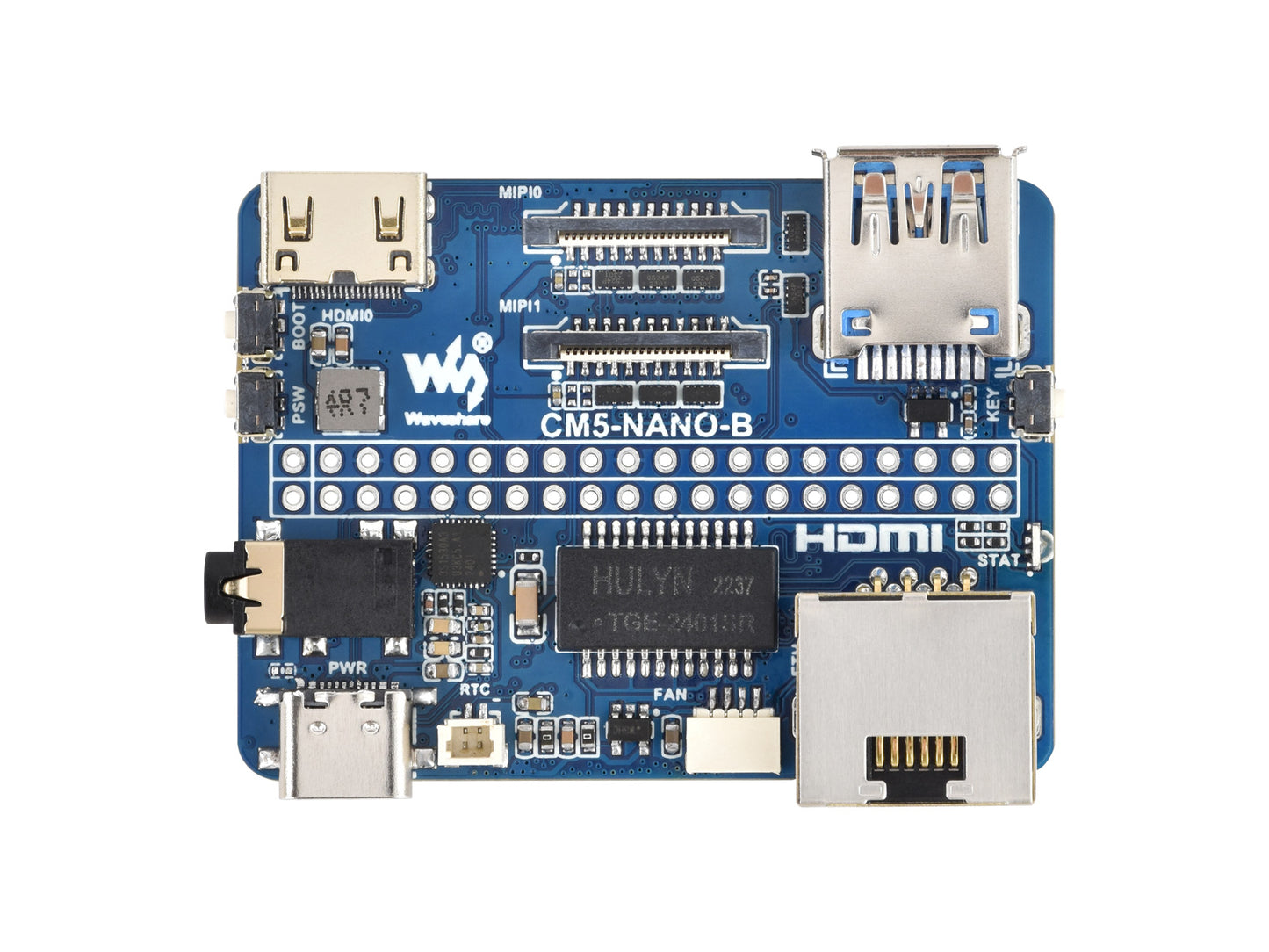 Nano Base Board (B) for Raspberry Pi Compute Module 5, Same Size As The CM5