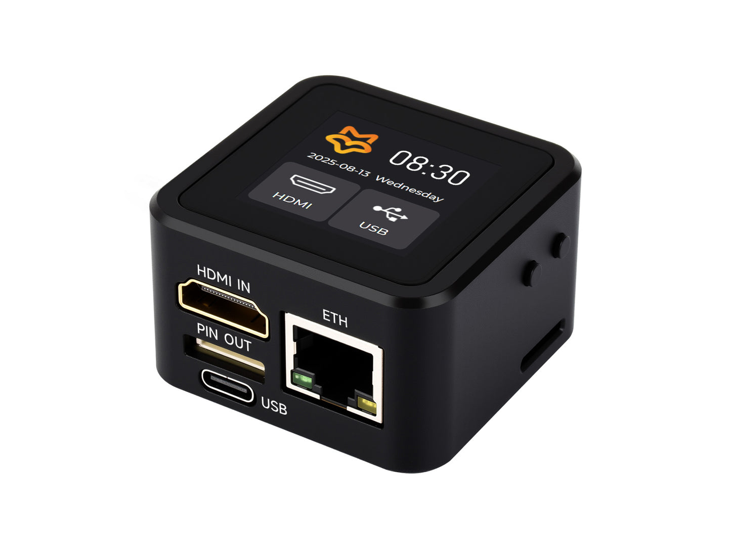 Luckfox PicoKVM Lightweight IP KVM Remote Management Tool, Supports 1920 × 1080@60fps HDMI Video Input And HID Signal Output For Device Control
