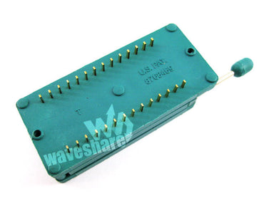 DIP 28 Pin ZIF Socket (Green), Test & Burn-in Socket