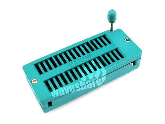 DIP 32 Pin ZIF Socket (Green), Test & Burn-in Socket