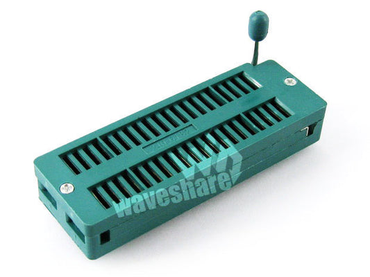 DIP 40 Pin ZIF Socket (Green), Test & Burn-in Socket