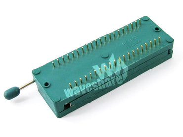 DIP 40 Pin ZIF Socket (Green), Test & Burn-in Socket