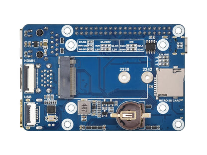 Mini Base Board (B) / Mini-Computer designed for Raspberry Pi Compute Module 5 (NOT Included), Onboard EEPROM And Encryption Chip