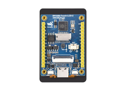 RP2350 2inch Capacitive Touch Display Development Board, 240×320 Pixels, IPS Panel, 262K Color, Onboard Camera Interface
