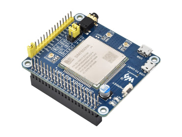 SIM7600NA-H 4G HAT For Raspberry Pi, LTE Cat-4 4G Support, GNSS Positioning, for North America