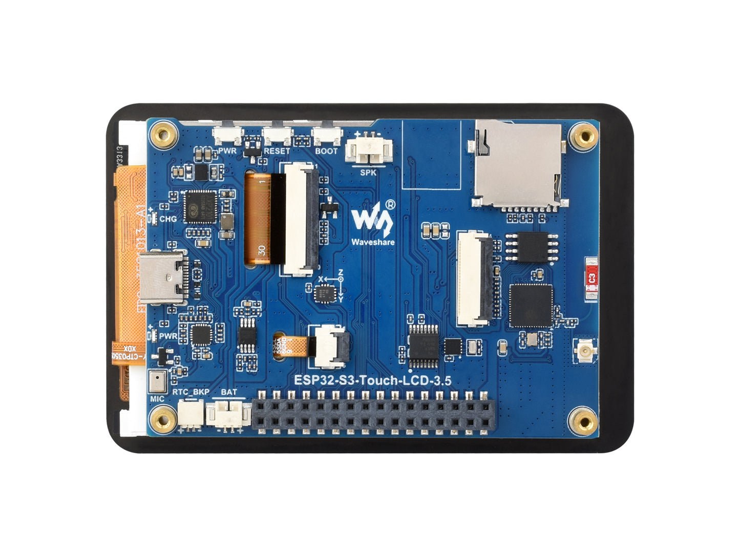 ESP32-S3 3.5inch Capacitive Touch Display Development Board, 320×480 Pixels, IPS Panel, 262K Color, Onboard Camera Interface, Supports Wi-Fi and Bluetooth 5, ESP32 With Display