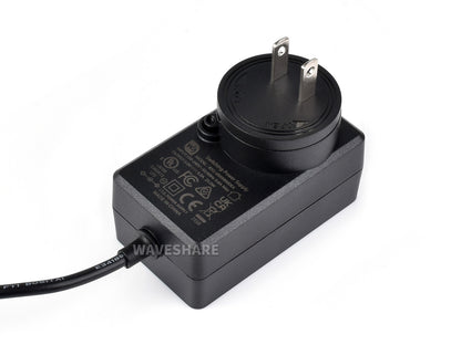 Power Supply, Power Adapter, 5V / 5A, DC Jack Output, OD 5.5mm, ID 2.1mm, Available In US / EU / UK Plug