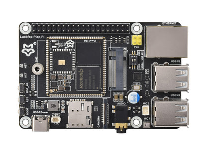 Luckfox Pico Pi Linux Micro Development Board, Based On Luckfox Core1106, 8GB eMMC, Supports Intelligent Encoding, Built-in Self-developed Third-generation ISP3.2