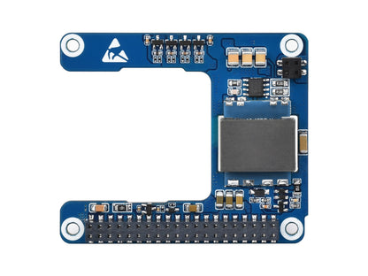 Power Over Ethernet HAT (H) For Raspberry Pi 5 / CM 5, 5V 5A Output, Supports 802.3af/at Network Standard, Isolated Switched-mode Power Supply, Raspberry Pi 5 PoE HAT