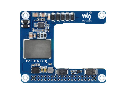 Power Over Ethernet HAT (H) For Raspberry Pi 5 / CM 5, 5V 5A Output, Supports 802.3af/at Network Standard, Isolated Switched-mode Power Supply, Raspberry Pi 5 PoE HAT