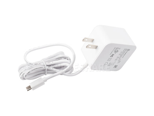 Official 45W USB Type-C Power Supply for Raspberry Pi 5, White Color, US Plug